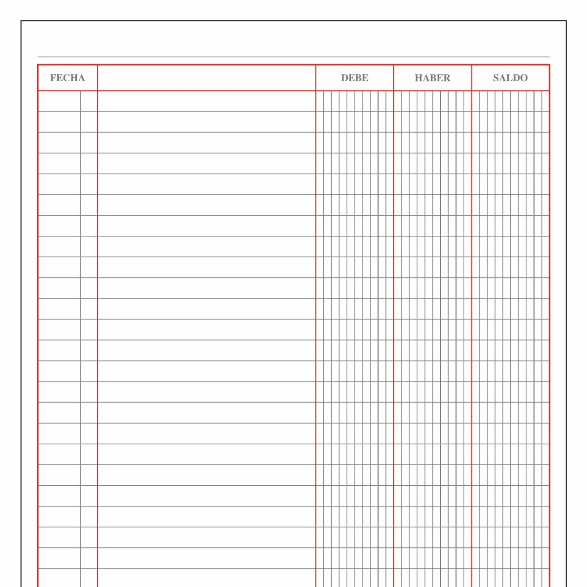 Account Book DOHE 09908 Burgundy A4 Sheet 100 Sheets